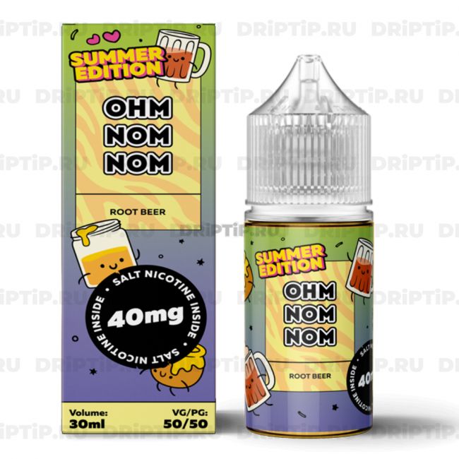 Ohm nom nom Summer Salt - Root Beer Ohm nom nom Summer Salt - Root Beer