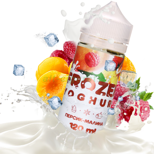 Жидкость Frozen Yoghurt - Персик-Малина 3 mg, 120 ml 