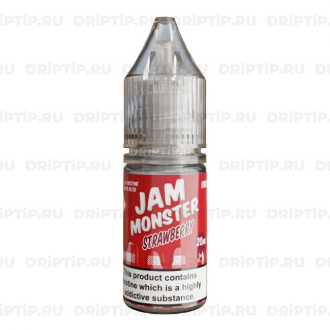 Жидкость Jam Monster Salt - Strawberry 10ml Жидкость Jam Monster Salt - Strawberry 10ml