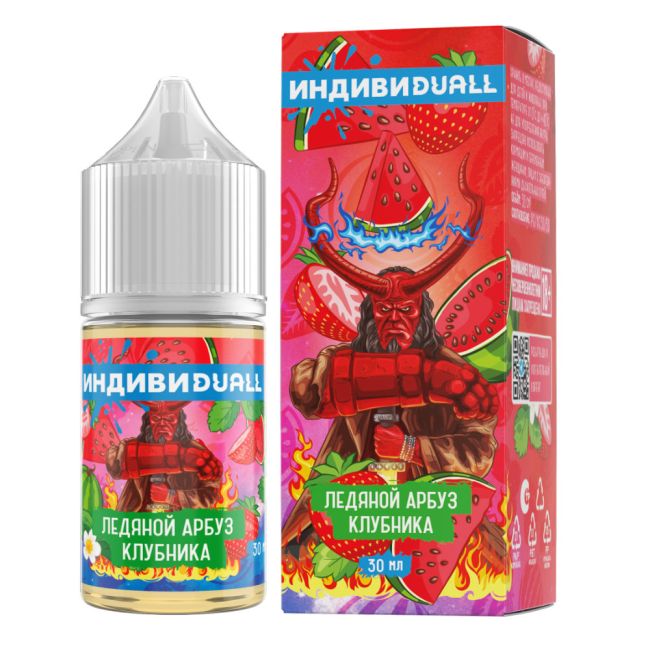 Жидкость ИндивиDUALL Salt - Ледяной Арбуз Клубника Жидкость ИндивиDUALL Salt - Ледяной Арбуз Клубника