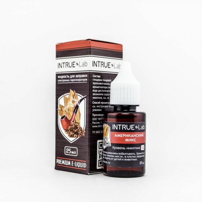 Жидкость Intrue Lab - Американский микс Жидкость Intrue Lab - Американский микс