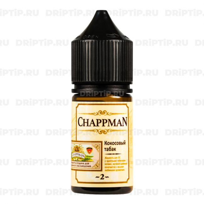 Жидкость Chappman Salt - Кокосовый табак Жидкость Chappman Salt - Кокосовый табак