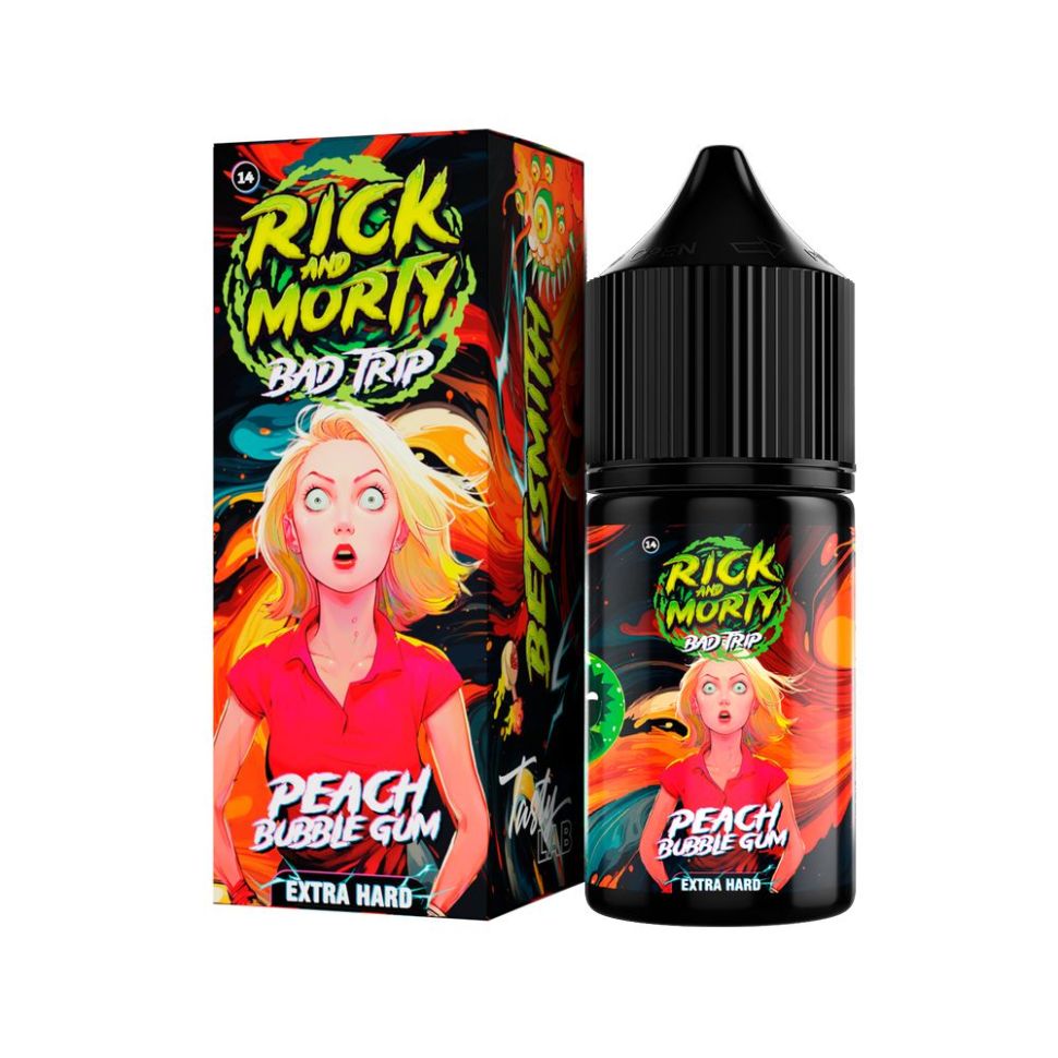 Жидкость Rick And Morty Bad Trip - Персик Баблгам