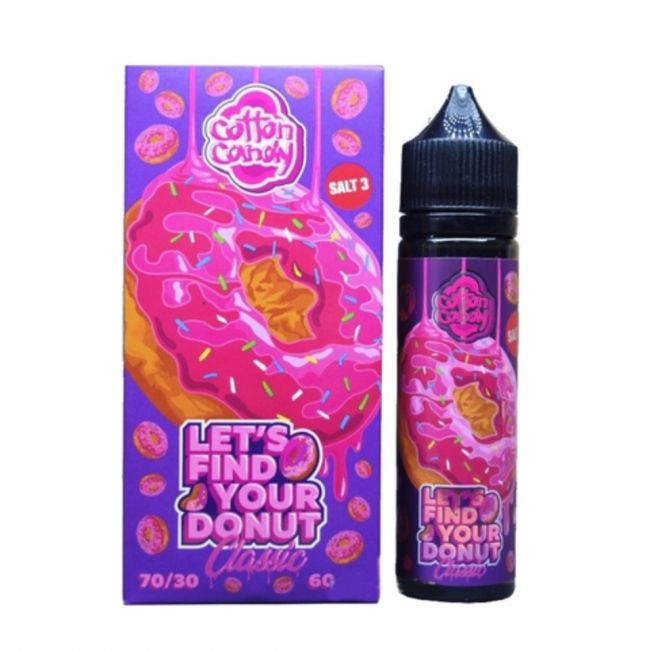 Let`s Find Your Donut Classic 3mg 60ml Let`s Find Your Donut Classic 3mg 60ml