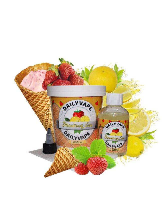 DAILY VAPE Lemon Strawberry Cone 3мг DAILY VAPE Lemon Strawberry Cone 3мг