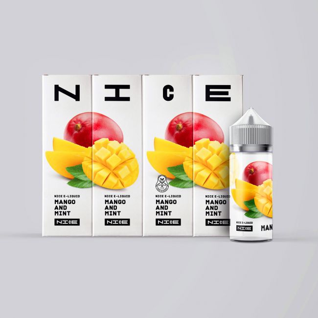 NICE Mango and Mint 0mg 95ml + никобустер