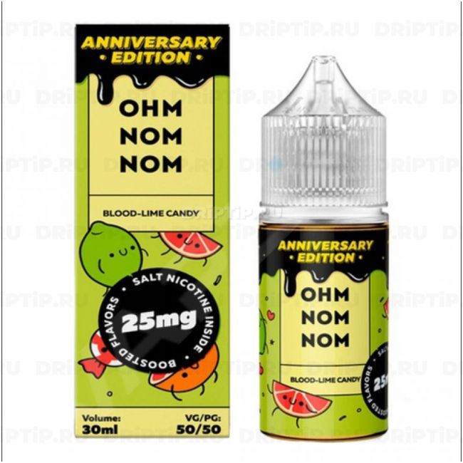 Blood Lime Candy - Ohm nom nom Salt Blood Lime Candy - Ohm nom nom Salt