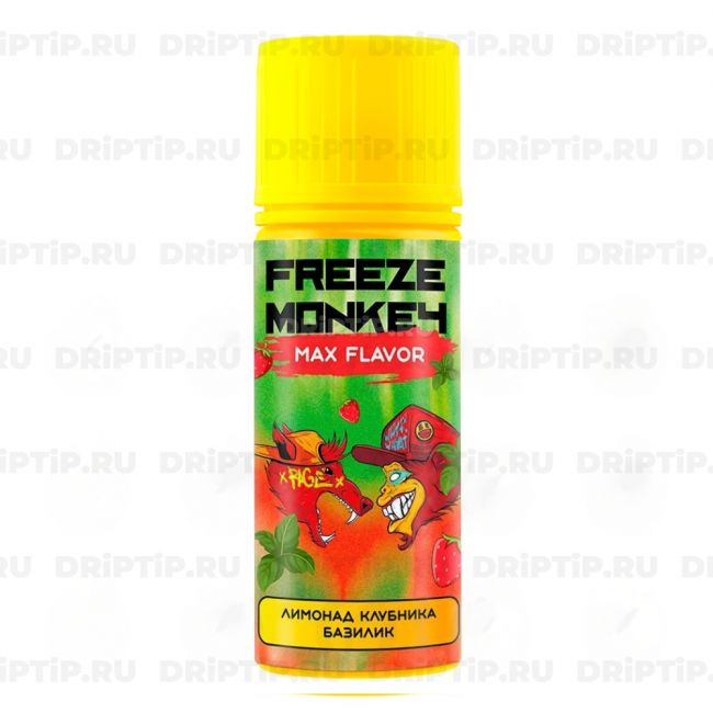 Freeze Monkey Max Flavor - Лимонад Клубника Базилик