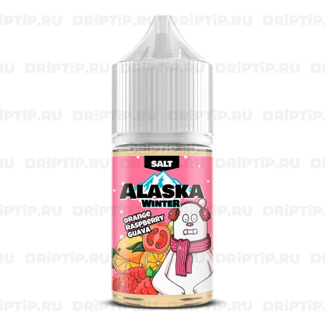 Жидкость Alaska Winter Salt - Orange Raspberry Guava Жидкость Alaska Winter Salt - Orange Raspberry Guava