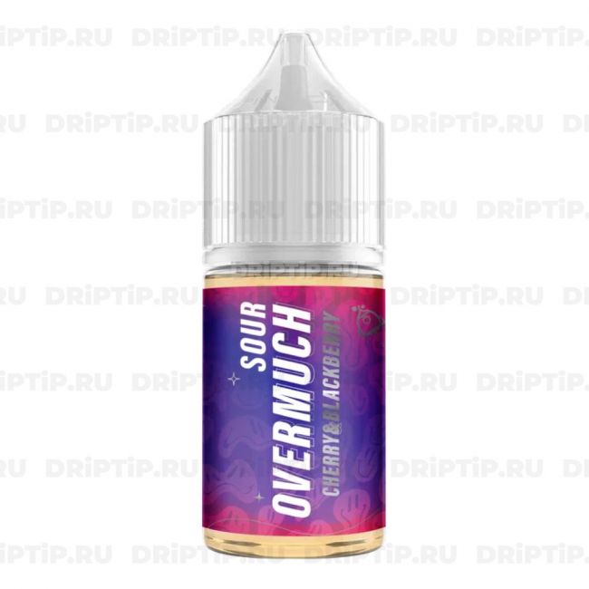 Жидкость Overmuch Sour Salt - Cherry and Blackberry Жидкость Overmuch Sour Salt - Cherry and Blackberry