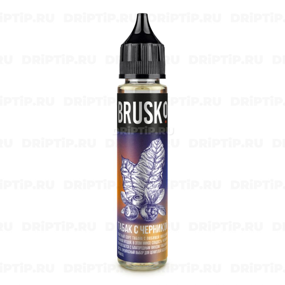 Жидкость Brusko Classic Nic - Табак с черникой
