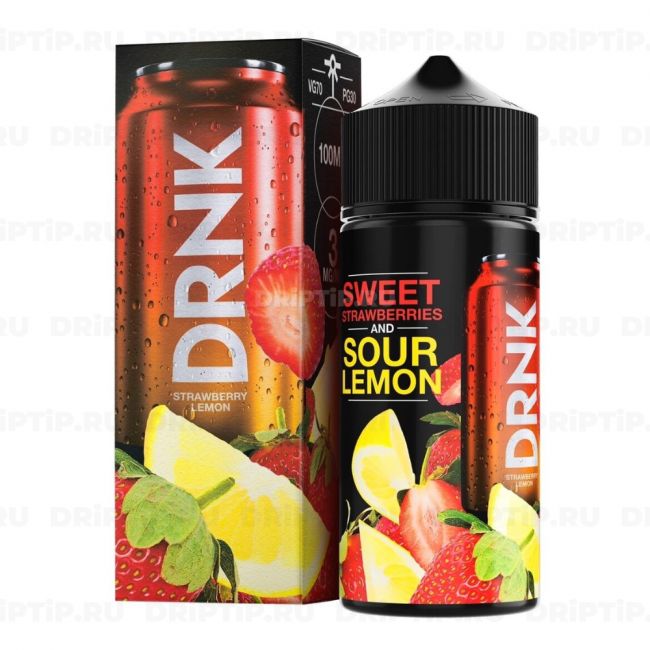 DRNK - Sweet Strawberries and Sour Lemon DRNK - Sweet Strawberries and Sour Lemon