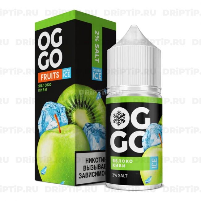 Жидкость Oggo Fruits Ice Salt - Яблоко Киви Жидкость Oggo Fruits Ice Salt - Яблоко Киви