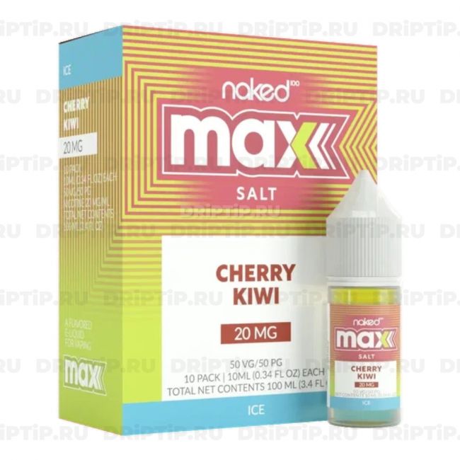 Жидкость Naked 100 Max Salt - Ice Cherry Kiwi Жидкость Naked 100 Max Salt - Ice Cherry Kiwi