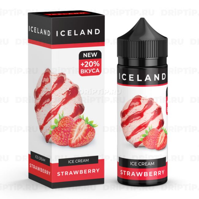 Жидкость Iceland Ice Cream - Strawberry 