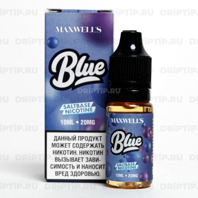 Жидкость Maxwells Salt - Blue 10ml Жидкость Maxwells Salt - Blue 10ml