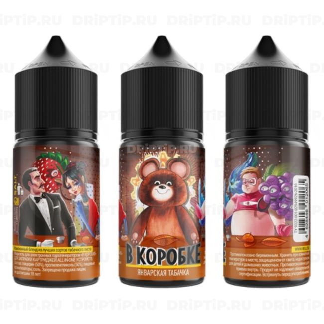 Жидкость В КОРОБКЕ - Январская табачка 