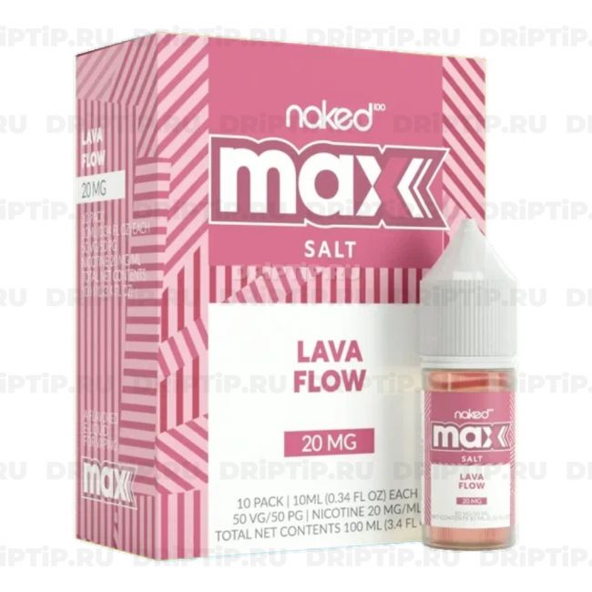 Жидкость Naked 100 Max Salt - Lava Flow Жидкость Naked 100 Max Salt - Lava Flow
