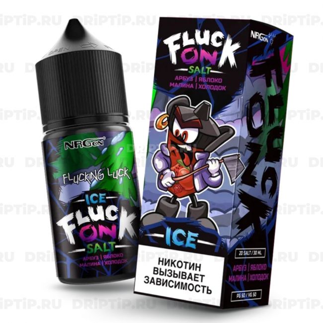 Fluck On Ice Salt - Арбуз Яблоко Малина Холодок