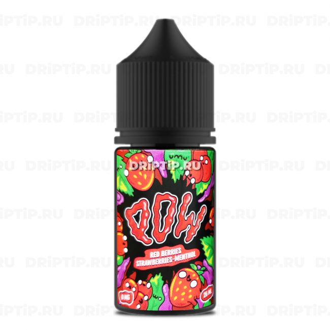 Pow Salt - Red Berries Strawberries Menthol Pow Salt - Red Berries Strawberries Menthol