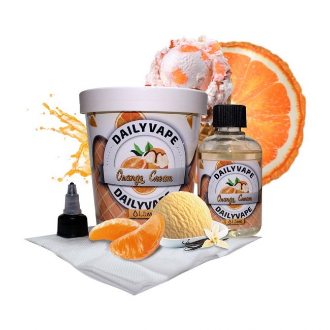 DAILY VAPE Orange Cream 3mg, 120 ml DAILY VAPE Orange Cream 3mg, 120 ml