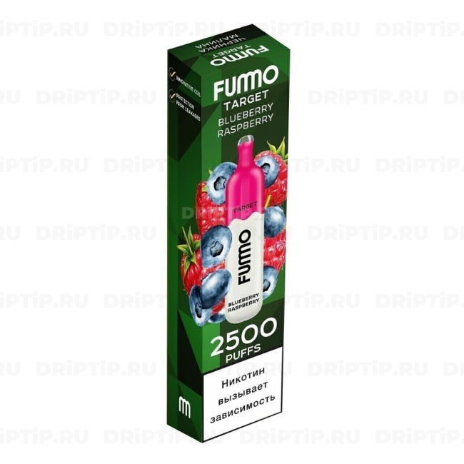 Fummo Target 2500 Затяжек - Черника Малина Fummo Target 2500 Затяжек - Черника Малина