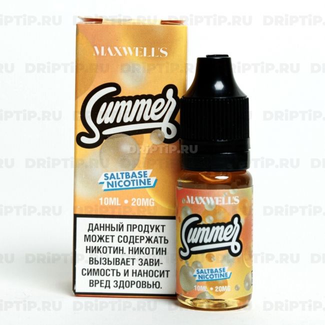 Жидкость Maxwells Salt - Summer 10ml Жидкость Maxwells Salt - Summer 10ml