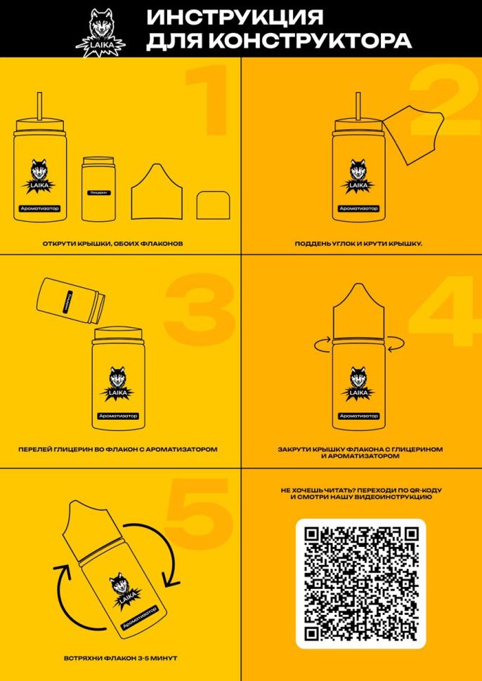 Жидкость Laika Sour - Acid kiwi (конструктор) Жидкость Laika Sour - Acid kiwi (конструктор)