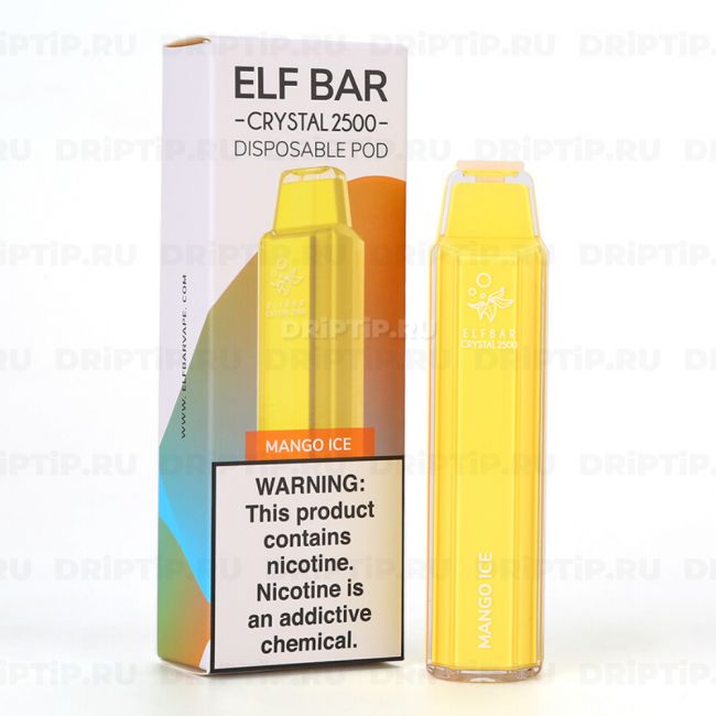 Elf Bar Crystal 2500 - Mango Ice Elf Bar Crystal 2500 - Mango Ice