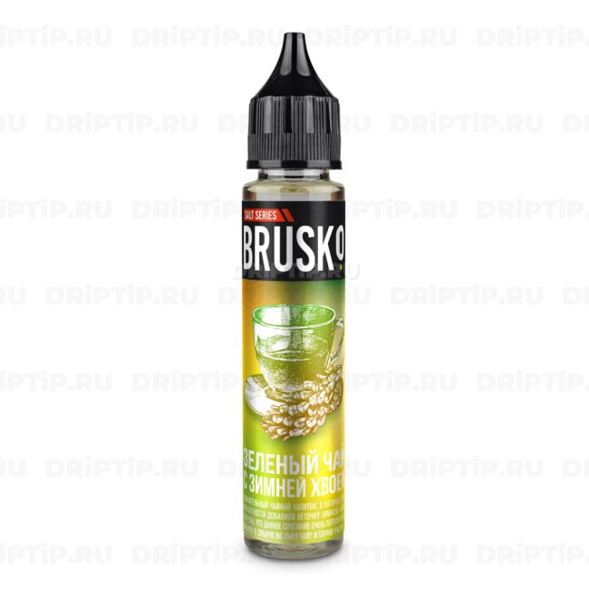Жидкость Brusko Salt - Зеленый чай с зимней хвоей Жидкость Brusko Salt - Зеленый чай с зимней хвоей