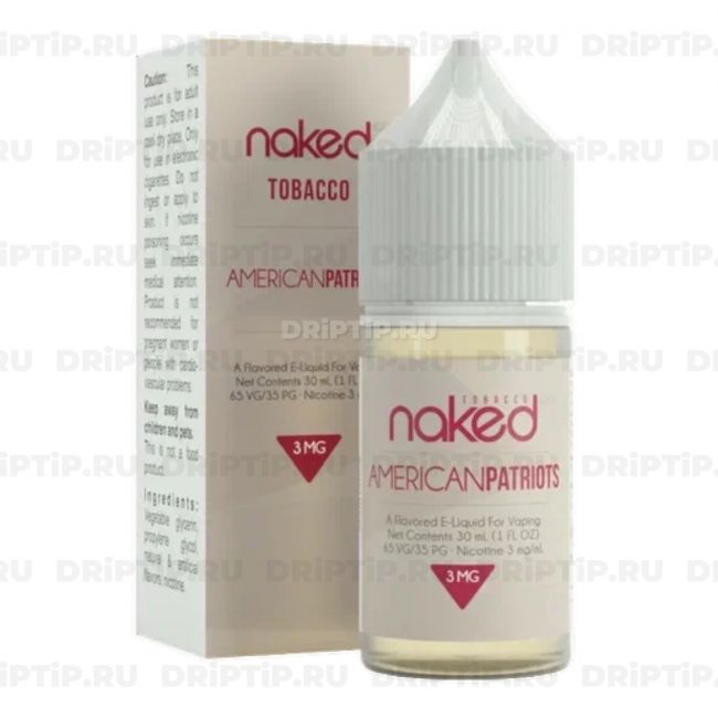 Жидкость Naked 100 Tobacco - American Patriot Жидкость Naked 100 Tobacco - American Patriot