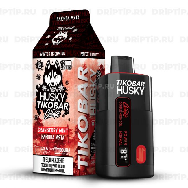 Husky Tikobar 12000 - Cranberry Mint Husky Tikobar 12000 - Cranberry Mint