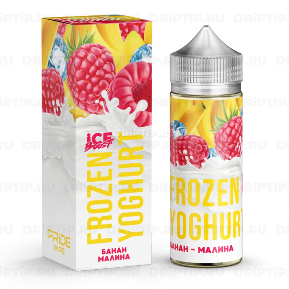 Жидкость Frozen Yoghurt Ice Boost - Банан-Малина