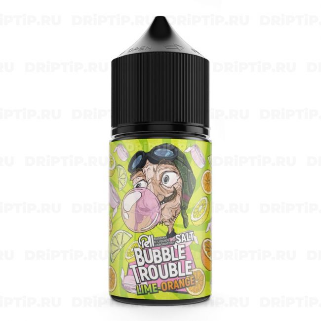 Жидкость Bubble Trouble Salt - Lime Orange Жидкость Bubble Trouble Salt - Lime Orange