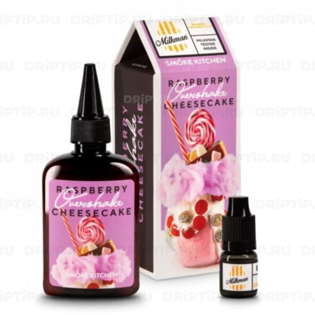 Жидкость Overshake + Milkman - Raspberry Cheesecake Жидкость Overshake + Milkman - Raspberry Cheesecake
