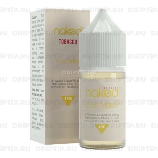Жидкость Naked 100 Tobacco - Euro Gold Жидкость Naked 100 Tobacco - Euro Gold