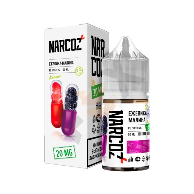 Жидкость Narcoz Salt - Ежевика Малина Кислые Жидкость Narcoz Salt - Ежевика Малина Кислые