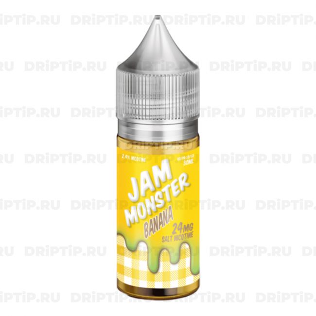 Жидкость Jam Monster Salt - Banana 10ml Жидкость Jam Monster Salt - Banana 10ml